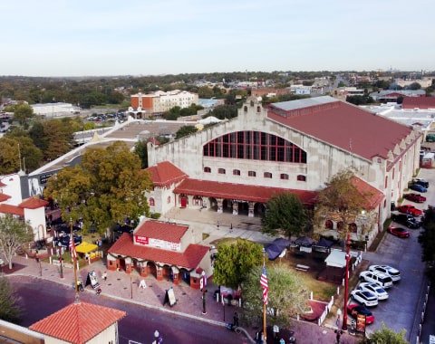 Overhead view